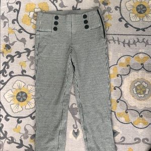 Zara checked trousers
